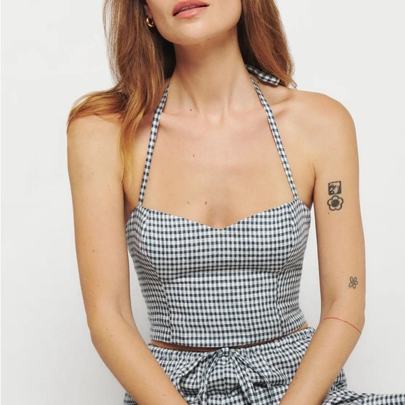 NWT Reformation Jaida Linen Two Piece *top only* - Picture 4 of 6